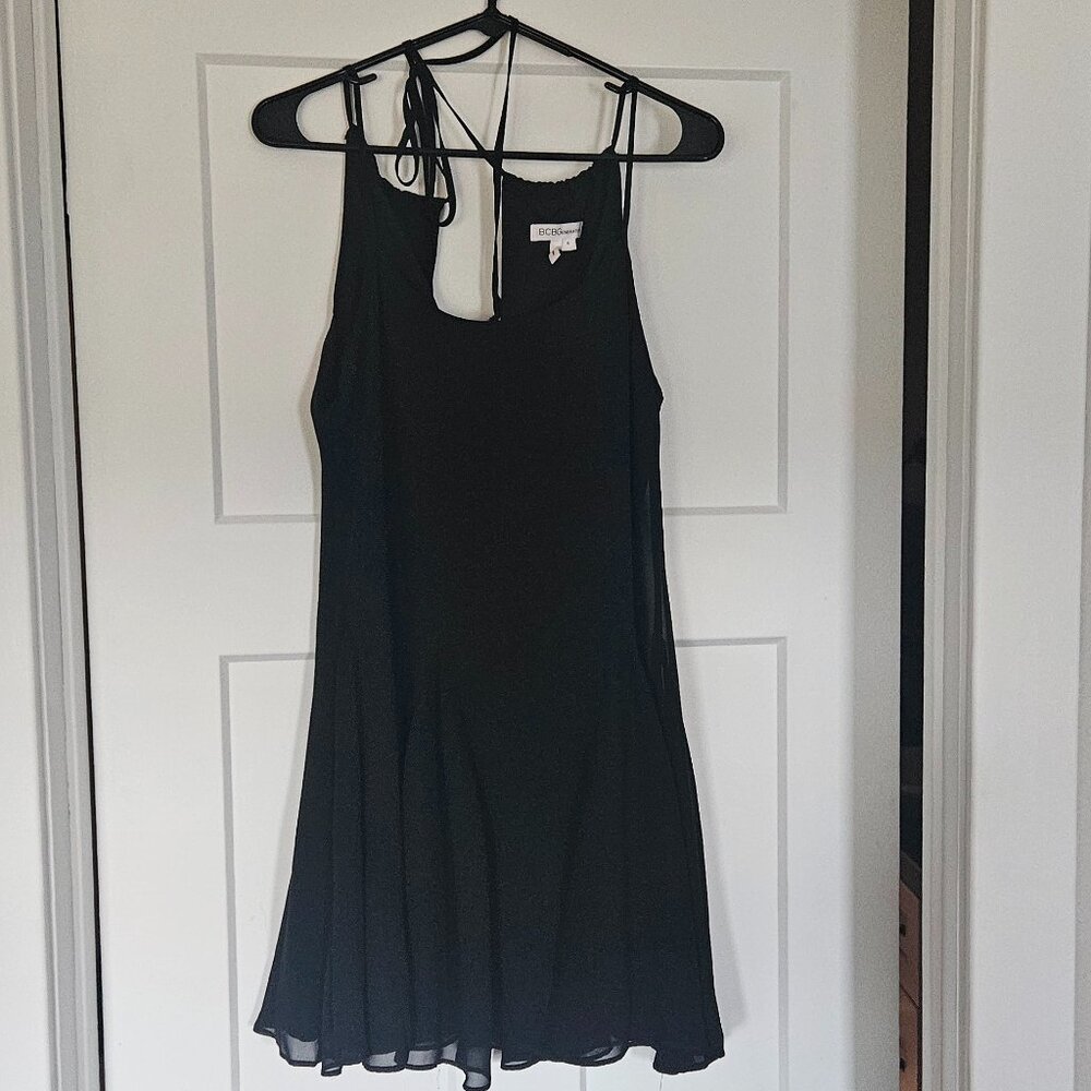 Black cocktail dress